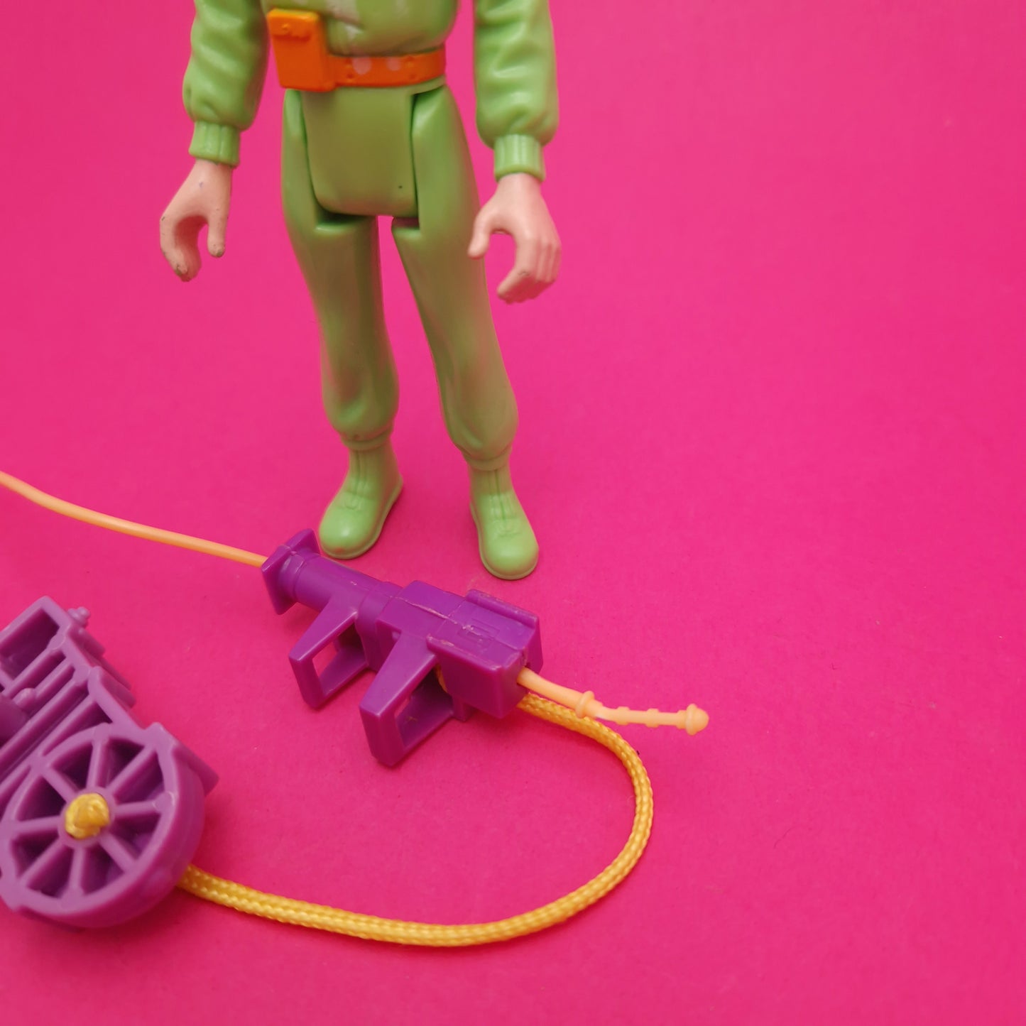 GHOSTBUSTERS ☆ EGON SPENGLER Slimed Heroes Complete Vintage Figure ☆ Loose 80s Kenner