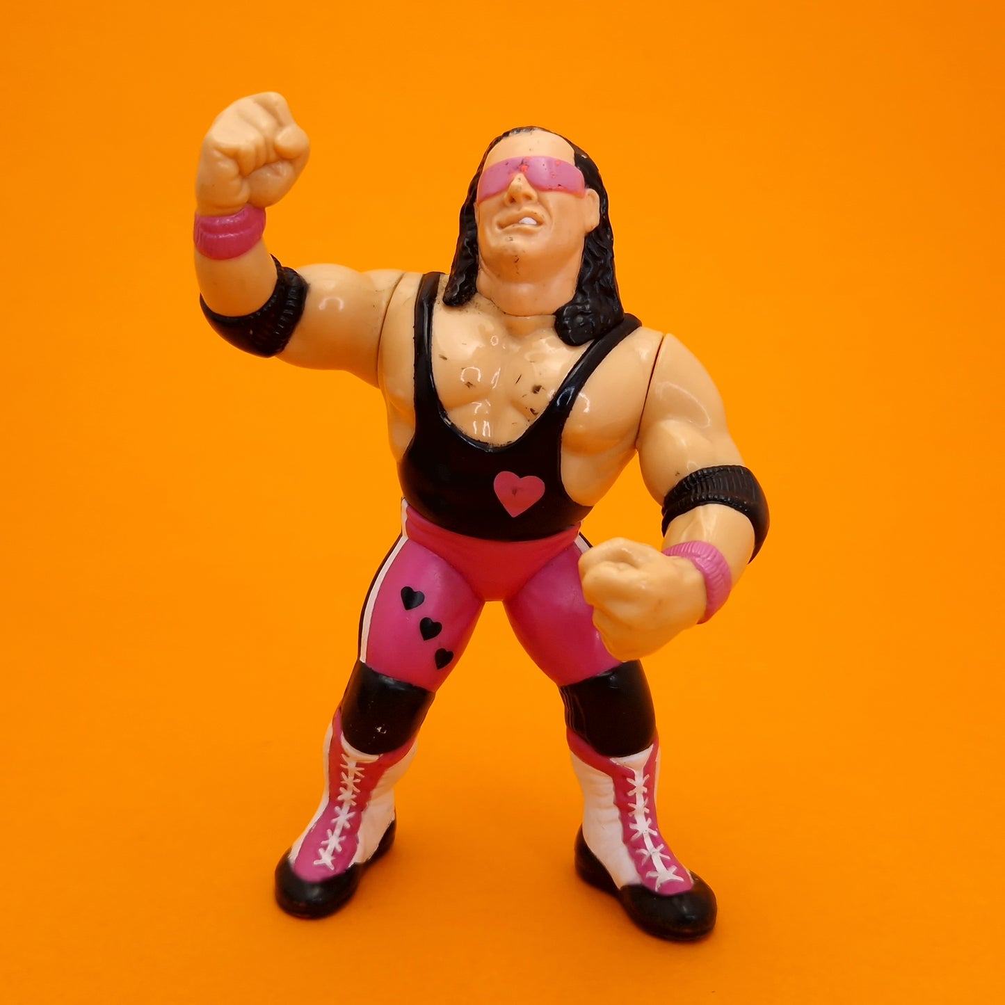 WWF HASBRO ☆ BRET THE HITMAN HART Vintage Wrestling Figure ☆ Series 4 Original 90s