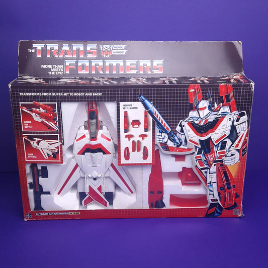 TRANSFORMERS G1 ☆ JETFIRE Autobot Plane Figure BOXED ☆ 1985 Robot Vintage Hasbro