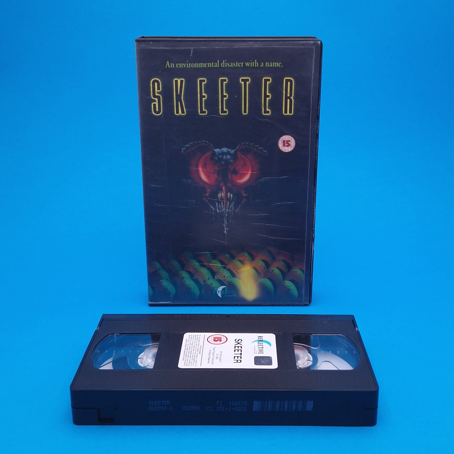 VHS Video ☆ SKEETER ☆ 90s Big Box Ex Rental Horror 15 Vintage