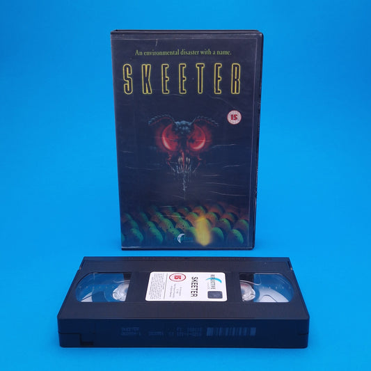 VHS Video ☆ SKEETER ☆ 90s Big Box Ex Rental Horror 15 Vintage
