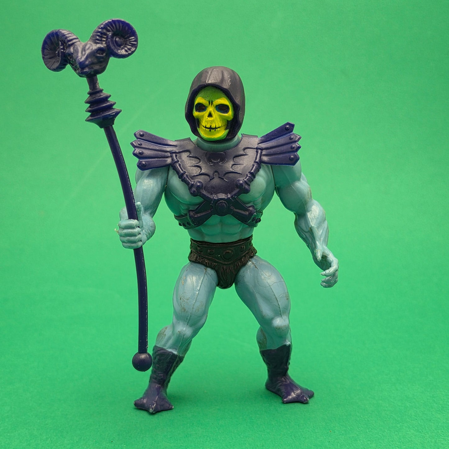 MASTERS OF THE UNIVERSE ☆ SKELETOR Vintage Figure ☆ MOTU Loose 80s Mattel