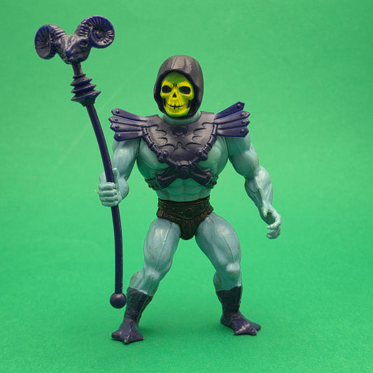MASTERS OF THE UNIVERSE ☆ SKELETOR Vintage Figure ☆ MOTU Loose 80s Mattel
