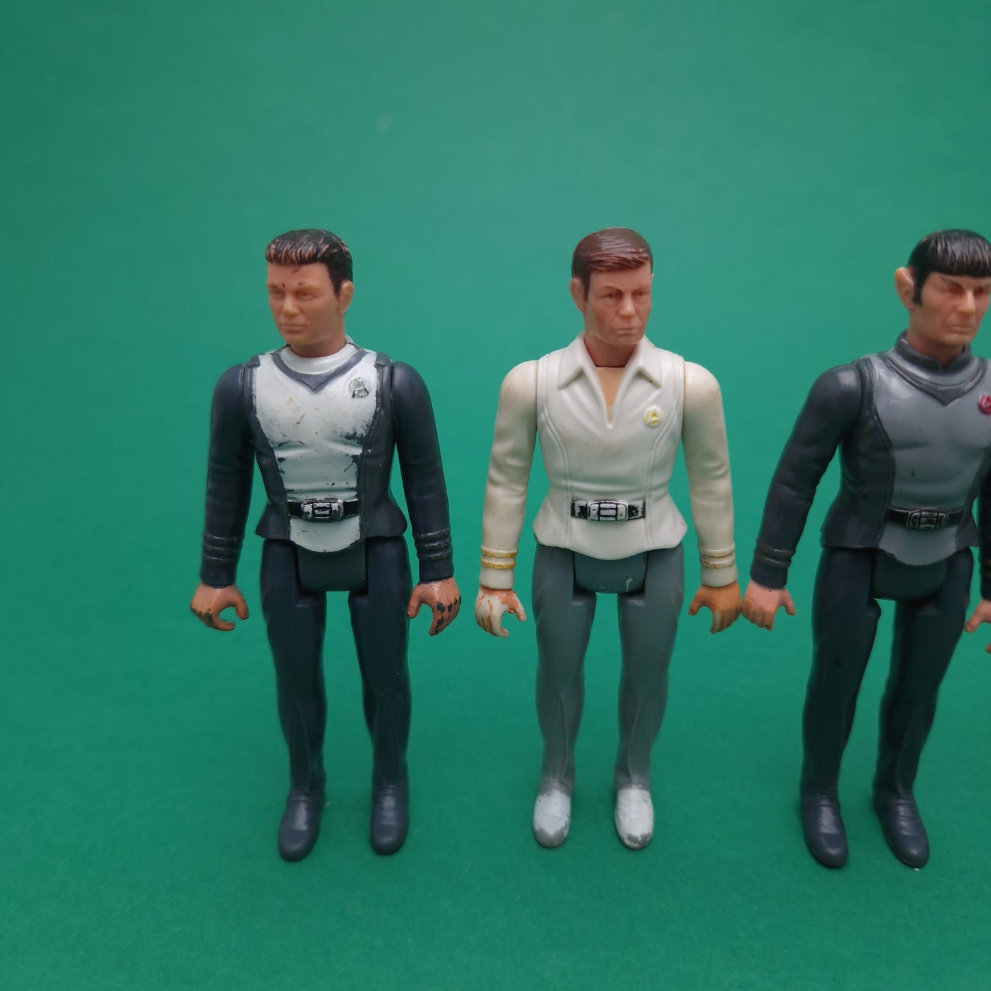 STAR TREK MOTION PICTURE ☆ Kirk Spook Bones Scotty Vintage Figure ☆ MEGO 1979