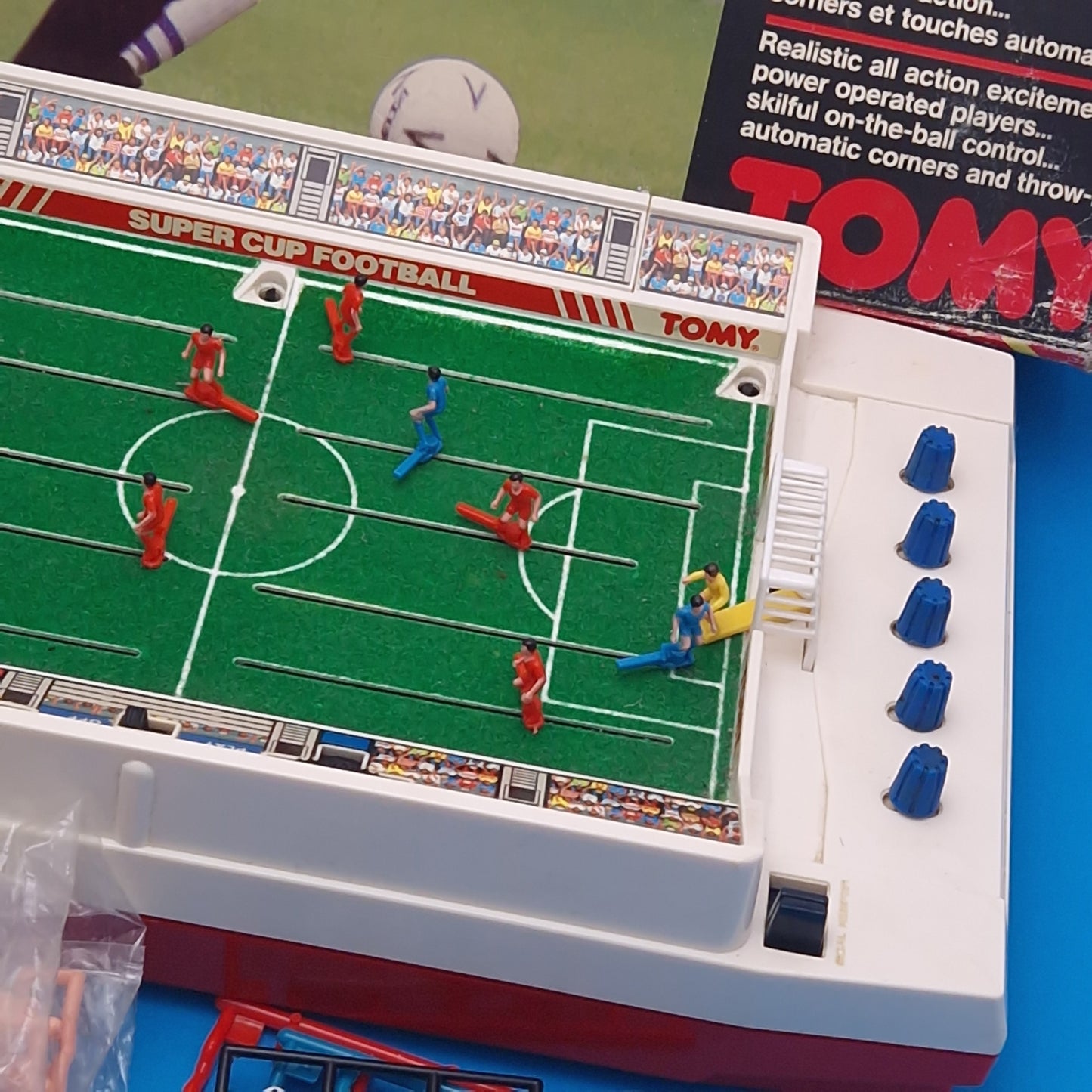 TOMY ☆ SUPER CUP FOOTBALL Electronic Game Playset ☆ Game 80s Original Working