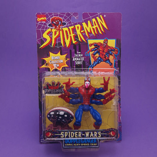 SPIDER-MAN ANIMATED SERIES ☆ SPIDER WARS DOPPLEGANGER Action Figure ☆ Marvel Toybiz 90s Vintage