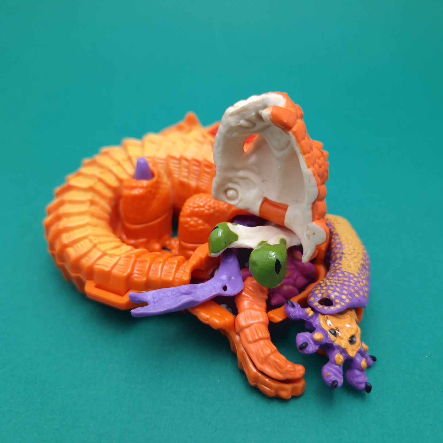 MIGHTY MAX ☆ LASHES LIZARD Doom Zones Max Vintage Figure Playset ☆ Complete