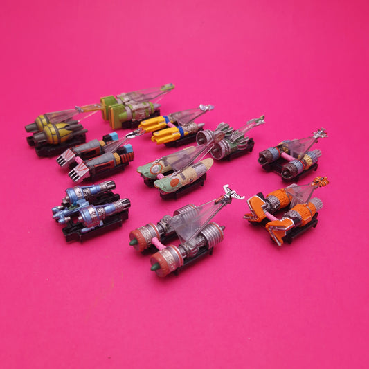 MICRO MACHINES STAR WARS POD RACERS BUNDLE x10 Vintage ☆ 90s Original Galoob