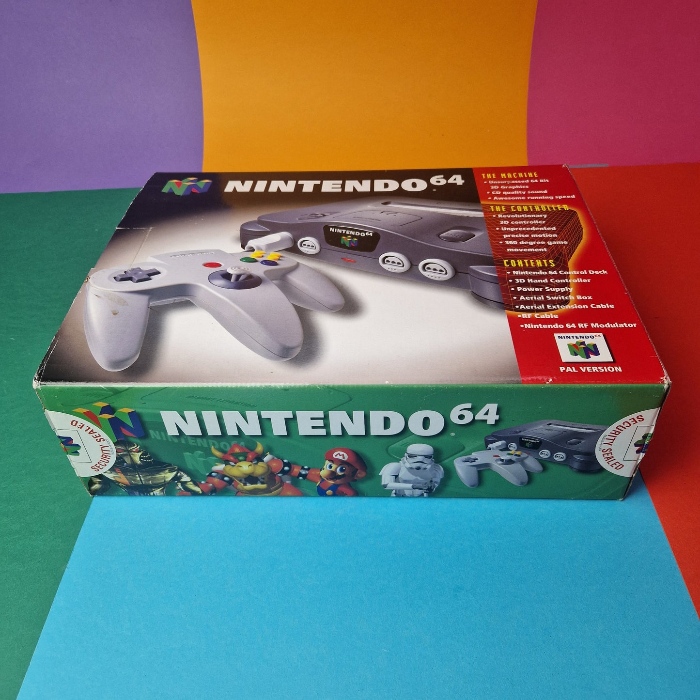 NINTENDO 64 ☆ N64 CONSOLE & CONTROLLER ☆ Retro Boxed Inner PAL