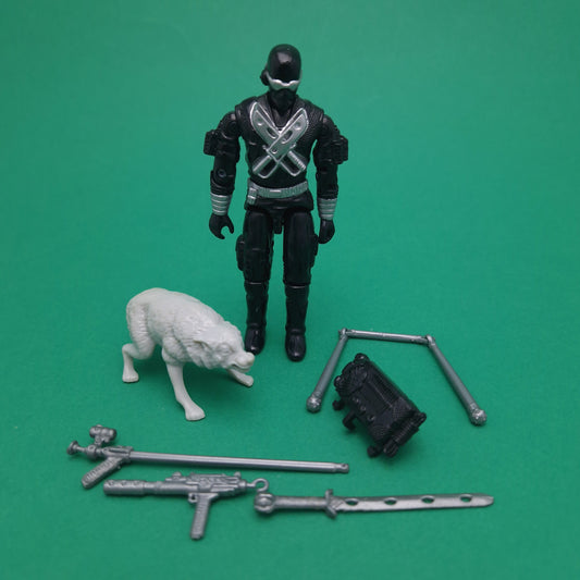 ACTION FORCE ☆ SNAKE EYES V3 Figure ☆ G.I.JOE Hasbro 1989 Complete