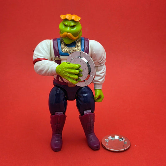 BRAVESTARR ☆ HANDLE BAR Plates Figure ☆ Vintage Mattel Original 80s Loose