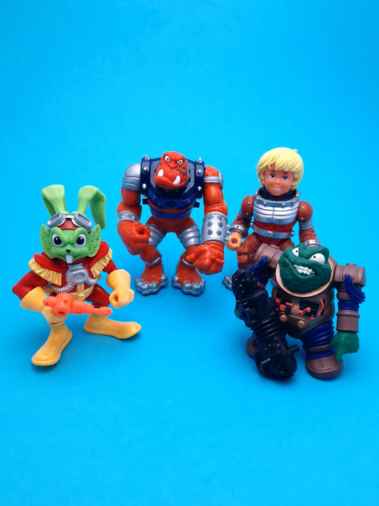 BUCKY O'HARE ☆ BUNDLE x4 Joblot Figure ☆ Loose Vintage Hasbro 90s