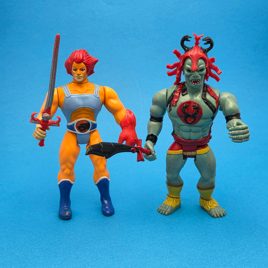 THUNDERCATS ☆ LION O & MUMMRA Action Figure ☆ Vintage LJN Original 80s Liono