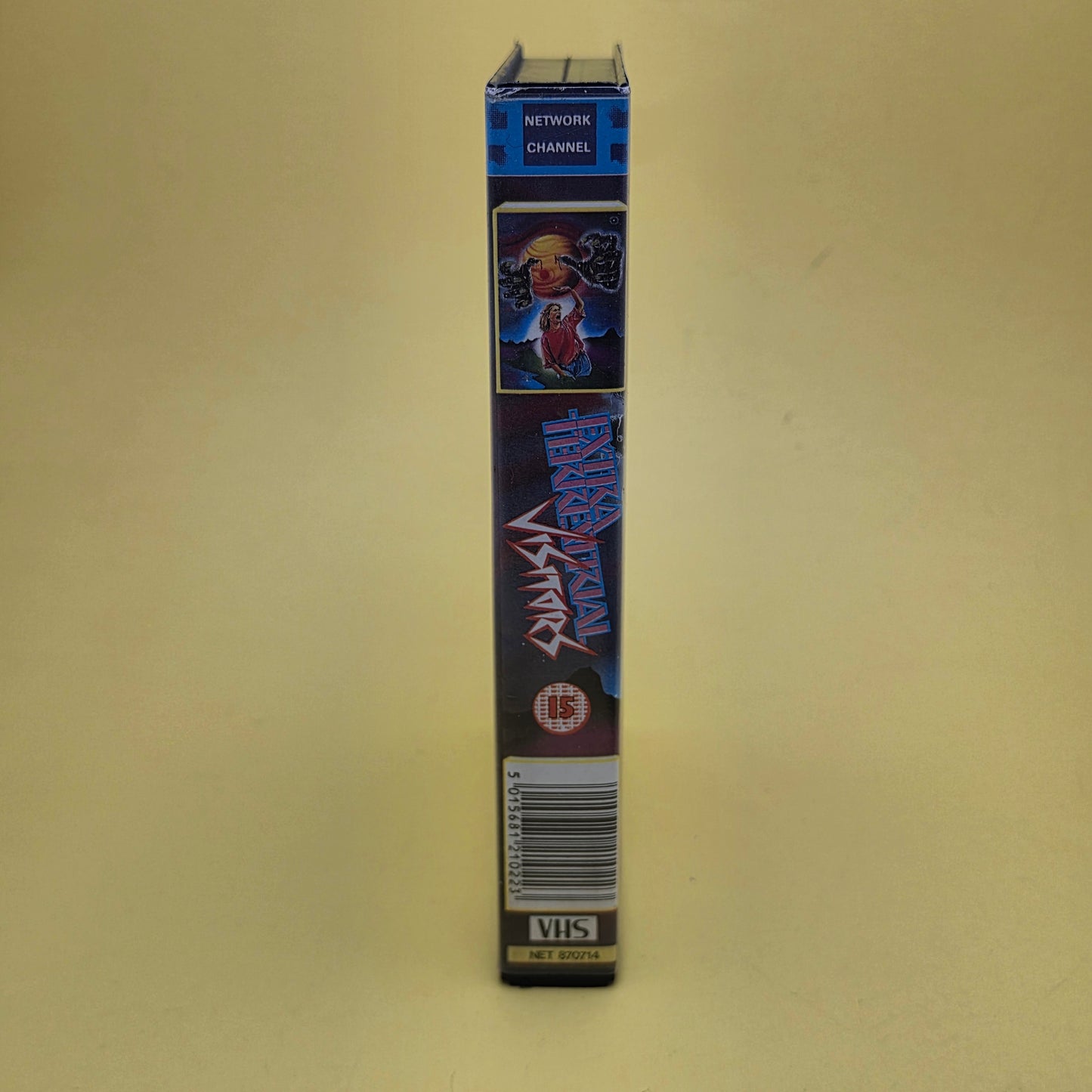 VHS Video ☆ EXTRA TERRESTRIAL VISITORS  1987 ☆ 15 Cert Vintage Ex Rental Big Box