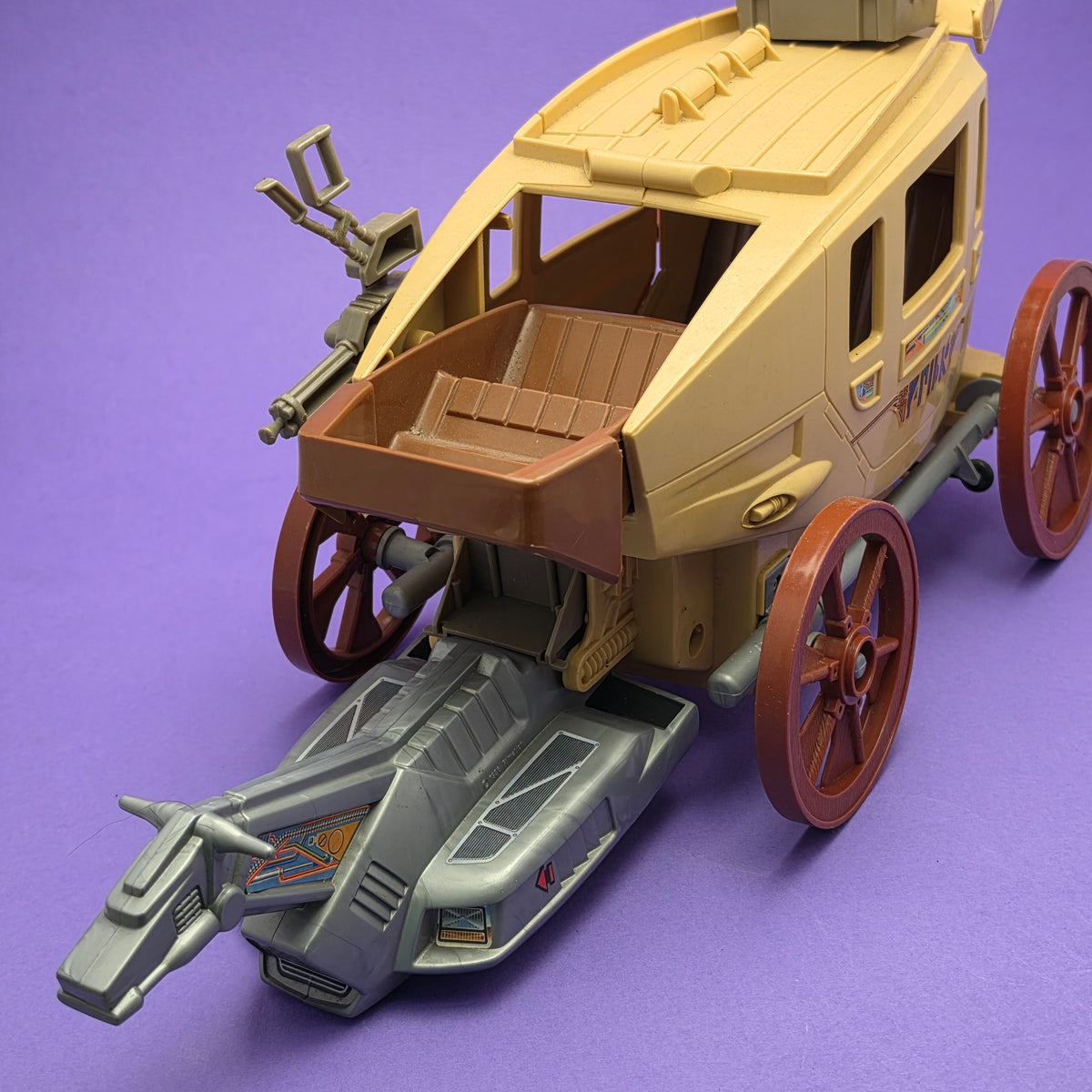 BRAVESTARR ☆ STRATOCOACH Figure Vehicle ☆ Vintage Mattel Original 80s Loose