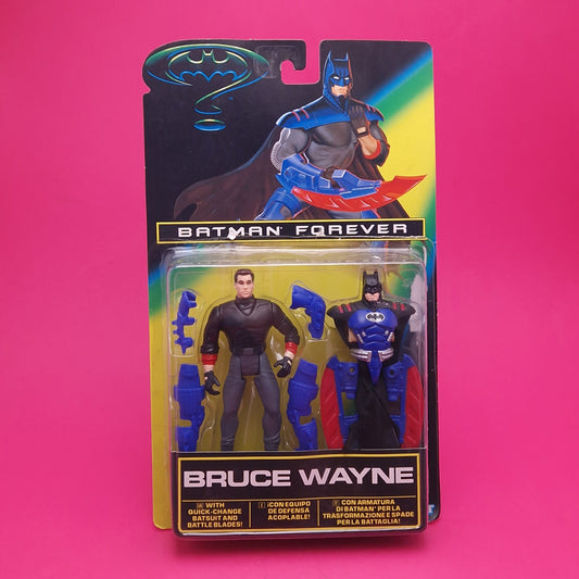 BATMAN FOREVER ☆ TRANSFORMING BRUCE WAYNE Action Figures ☆ Vintage Kenner Loose