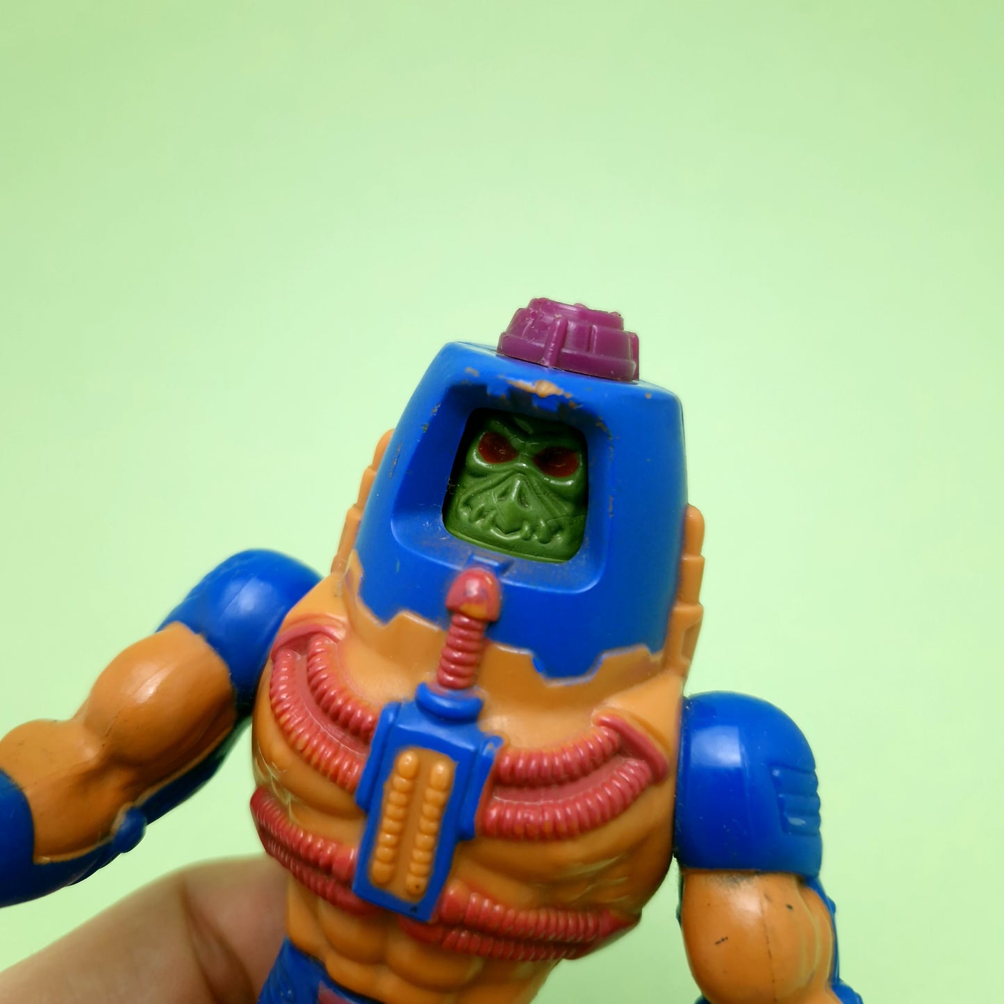 MASTERS OF THE UNIVERSE ☆ MANY-E-FACES Vintage Figure ☆ MOTU Loose 80s Mattel Original