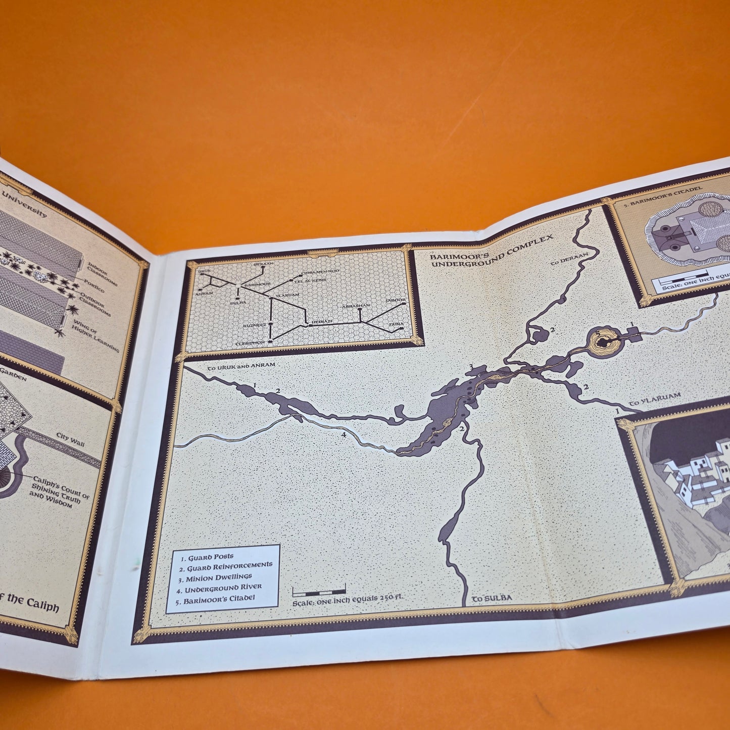 DUNGEONS & DRAGONS ☆ THE EMIRATES OF YLARUAM Gazetteer GAZ 2 #9194 TSR - 1987 ☆ Vintage Original
