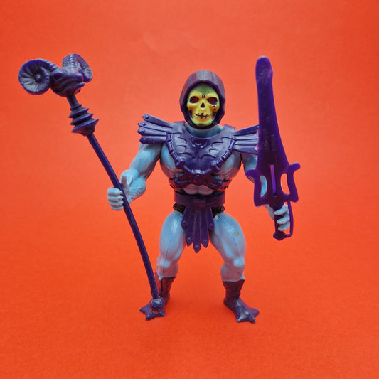 MASTERS OF THE UNIVERSE ☆ SKELETOR Complete Taiwan Vintage Figure ☆ MOTU Loose 80s Mattel