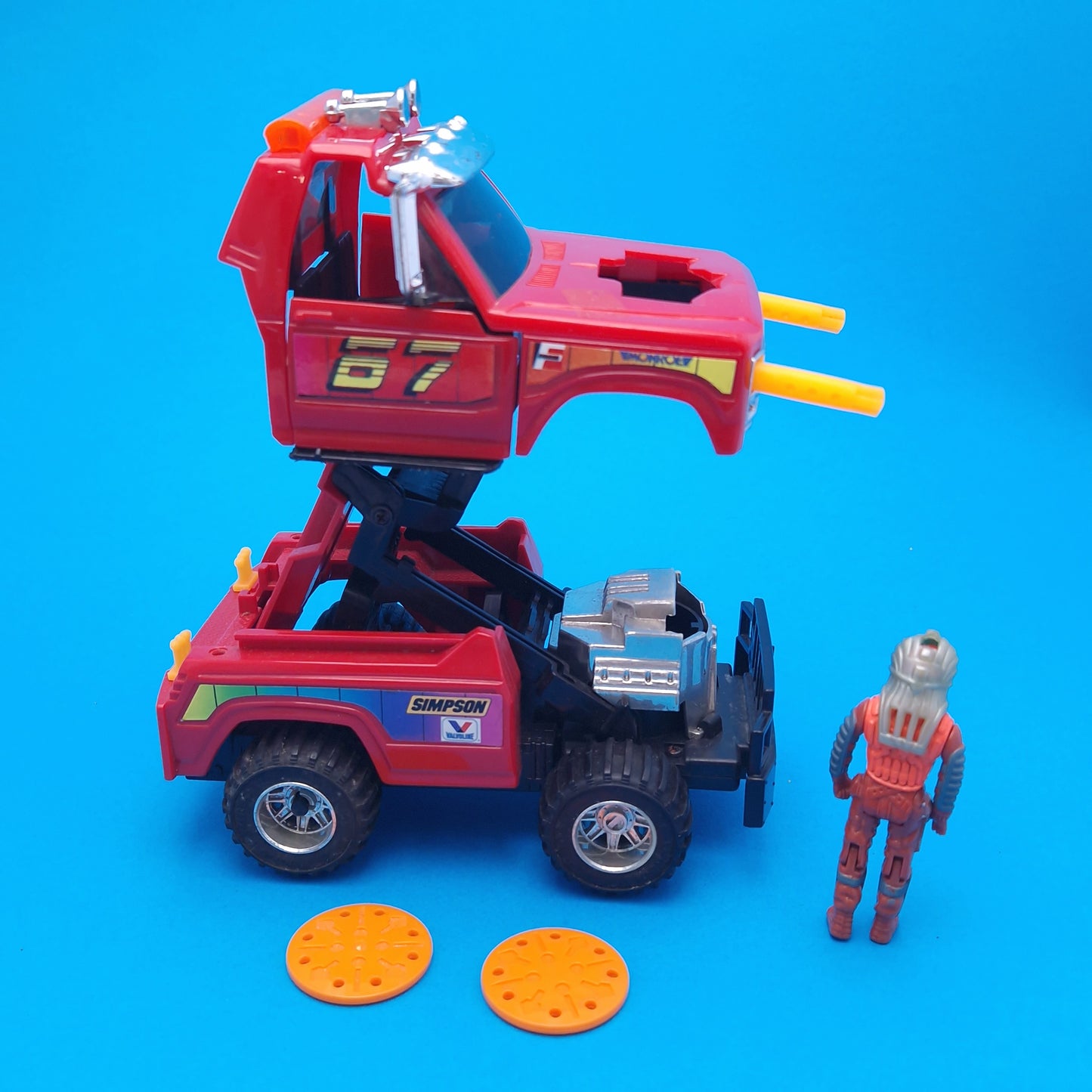 M.A.S.K ☆ WILDCAT Vehicle & Clutch Hawks ☆ Vintage MASK Kenner 80s