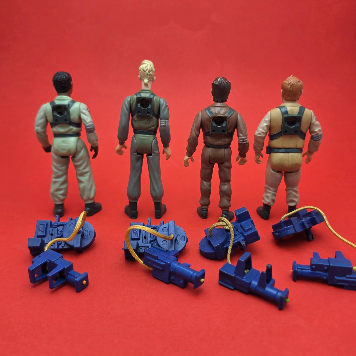 GHOSTBUSTERS ☆ ORIGINAL SET OF 4 Vintage Figure ☆ Loose 80s Kenner
