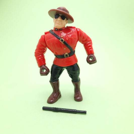 WWF HASBRO THE MOUNTIE Cattle pod Vintage Wrestling Figure ☆ Original 90s Series 5