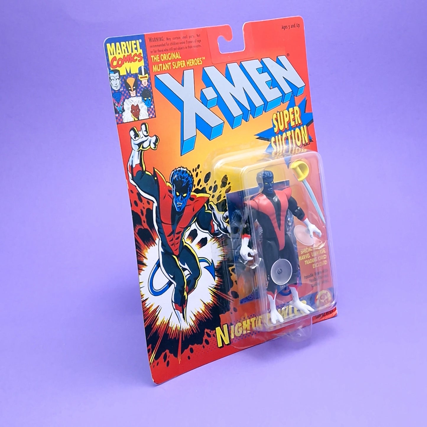 X-MEN ☆ NIGTHCRAWLER MARVEL Figure ☆ Vintage MOC Sealed Carded Toybiz 90s