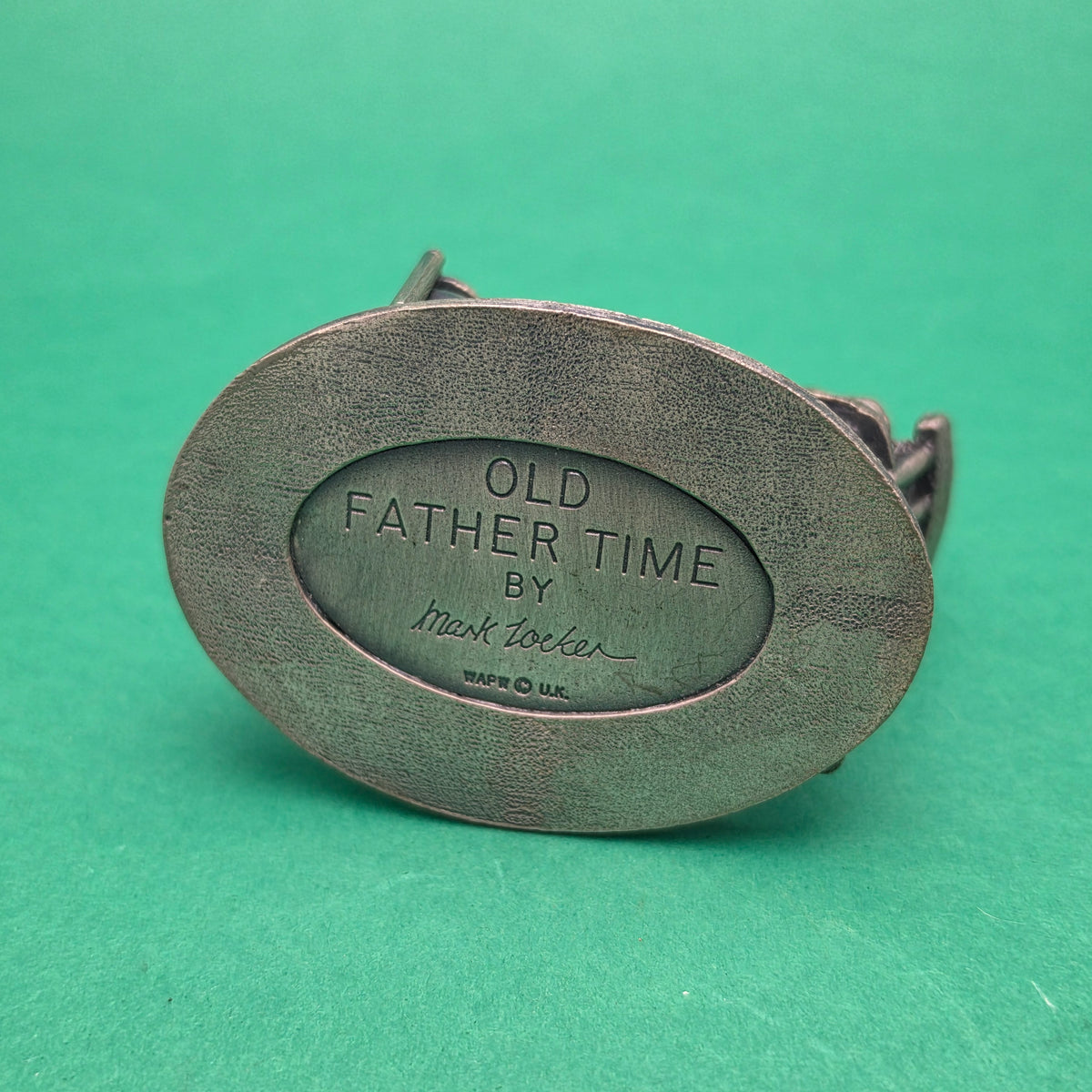 MYTH AND MAGIC ☆ OLD FATHER TIME Statue Metal Figure ☆ Loose Mark Locker