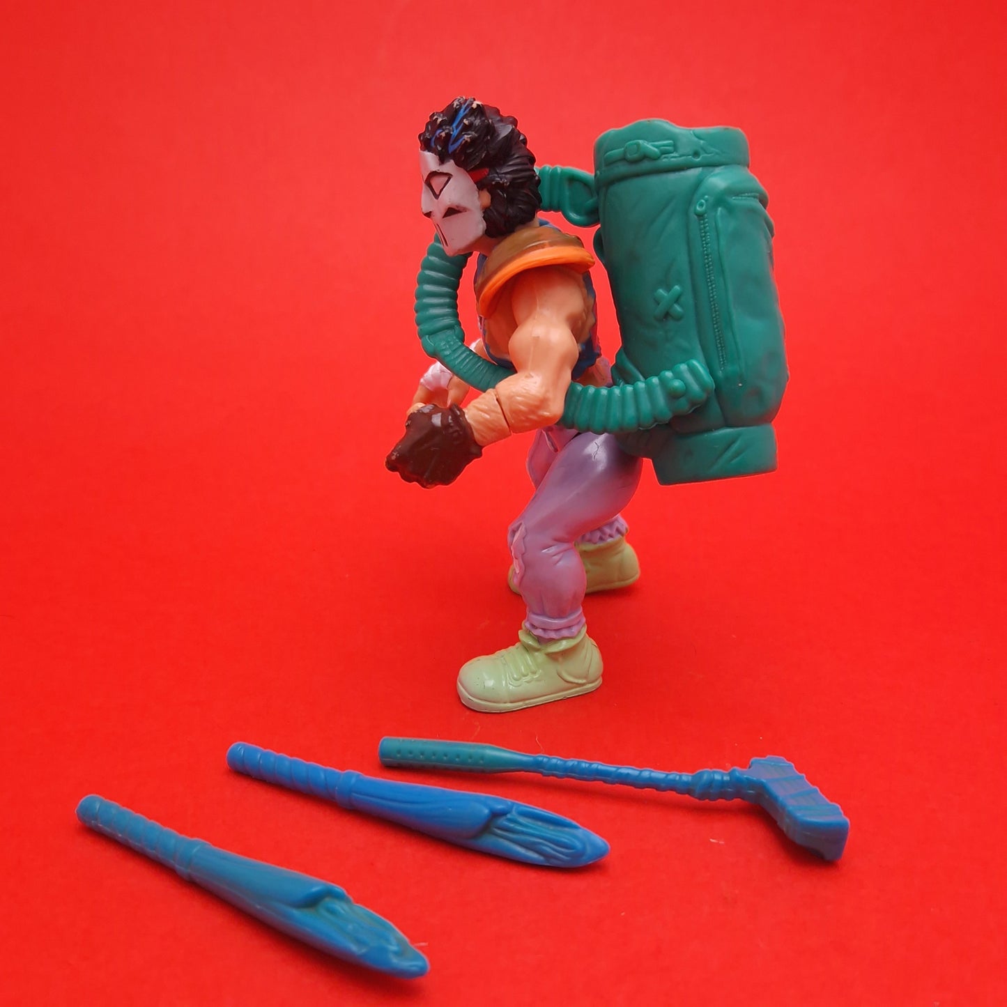 TEENAGE MUTANT NINJA TURTLES ☆ CASEY JONES Vintage Action Figure ☆ Loose