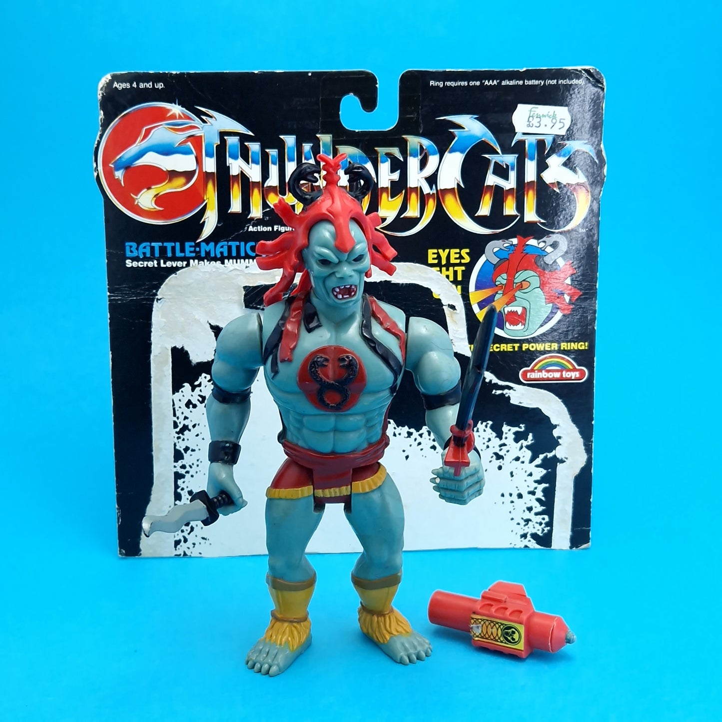 THUNDERCATS ☆ THUNDERCATS MUMM-RA Action Figure ☆ Vintage LJN Complete Original 80s Loose