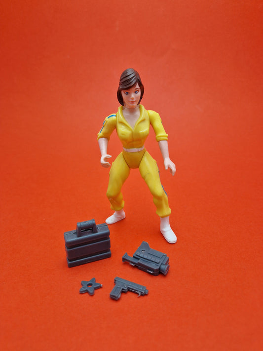 TEENAGE MUTANT NINJA TURTLES ☆ APRIL O'NEIL Vintage Action Figure ☆ 1988 Loose