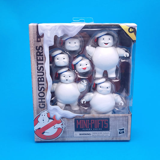 GHOSTBUSTERS ☆ 3-Pack MINI-PUFTS STAY PUFT MARSHMALLOW MAN Afterlife Plasma Series Figure ☆ MOC Sealed Carded 9 cm