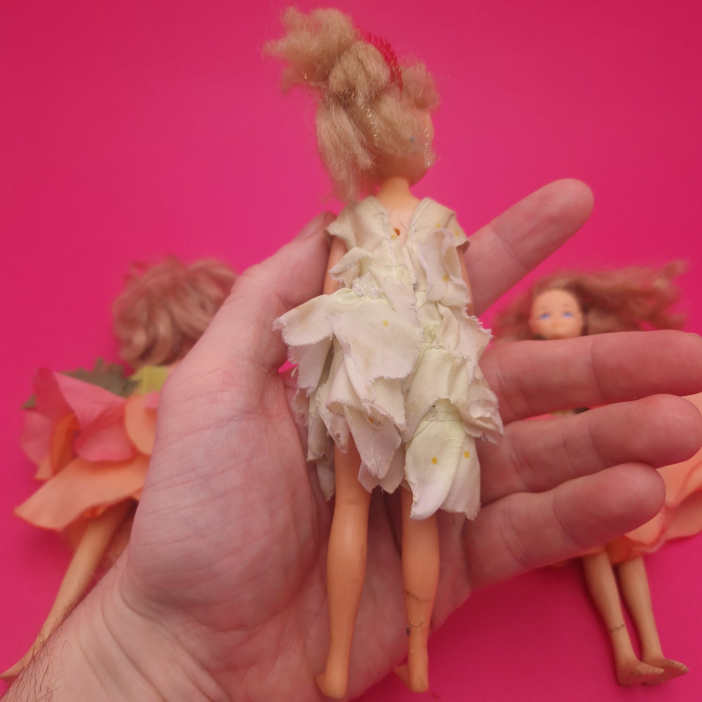 FLOWER FAIRIES ☆ Vintage BUNDLE 3x Dolls Figures ☆ Hornby 80s