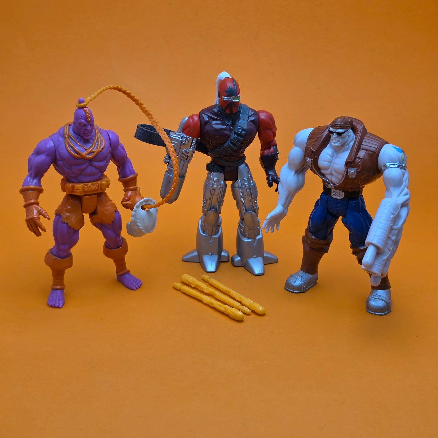 X-MEN ☆ X-FORCE RANDOM KRULE COMMANDO Action Figures ☆ Vintage 90s Toybiz