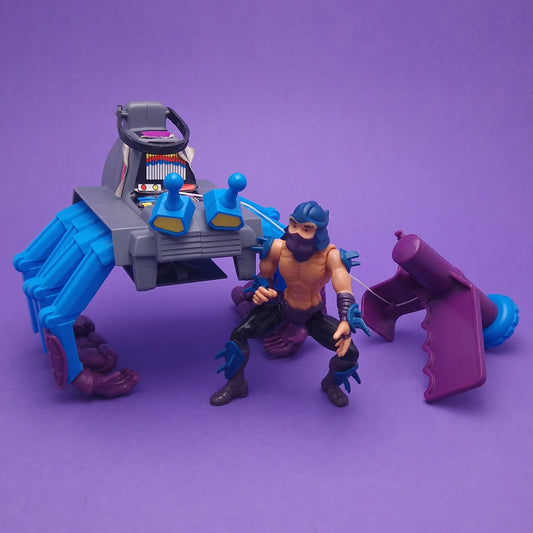 TEENAGE MUTANT NINJA TURTLES ☆ SHREDDER KNUCKLEHEAD Figure ☆ Vintage Loose