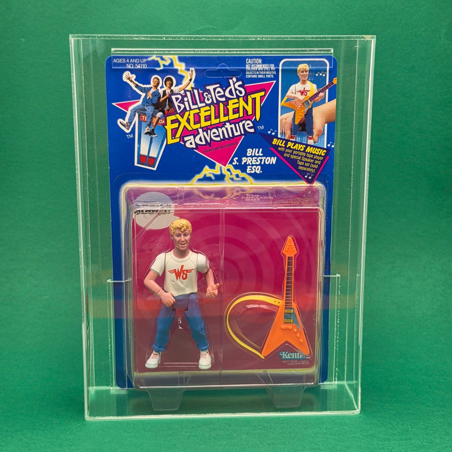 BILL & TEDS EXCELLENT ADVENTURE ☆ GRADED UKG 85 Figure ☆ MOC Carded Sealed Kenner 1991