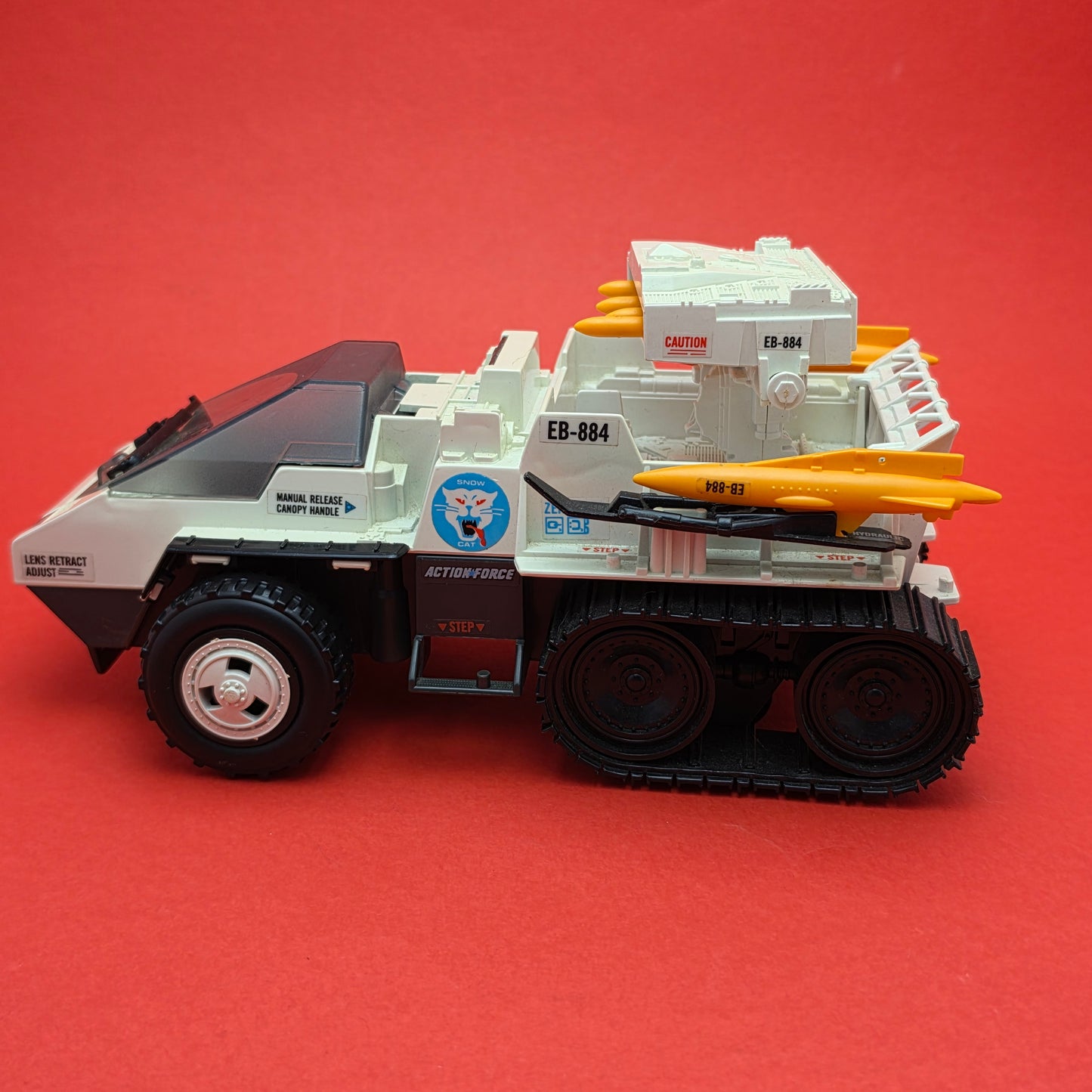 GI JOE ☆ SNOWCAT & FROSTBITE V1 Driver Figure ☆ Action Force Hasbro 1985