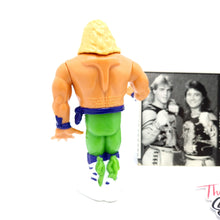Load image into Gallery viewer, WWF HASBRO THE ROCKERS SHAWN MICHAELS AND MARTY JANNETTY Vintage Wrestling Figure ☆ Bio card Original 90s Series 3
