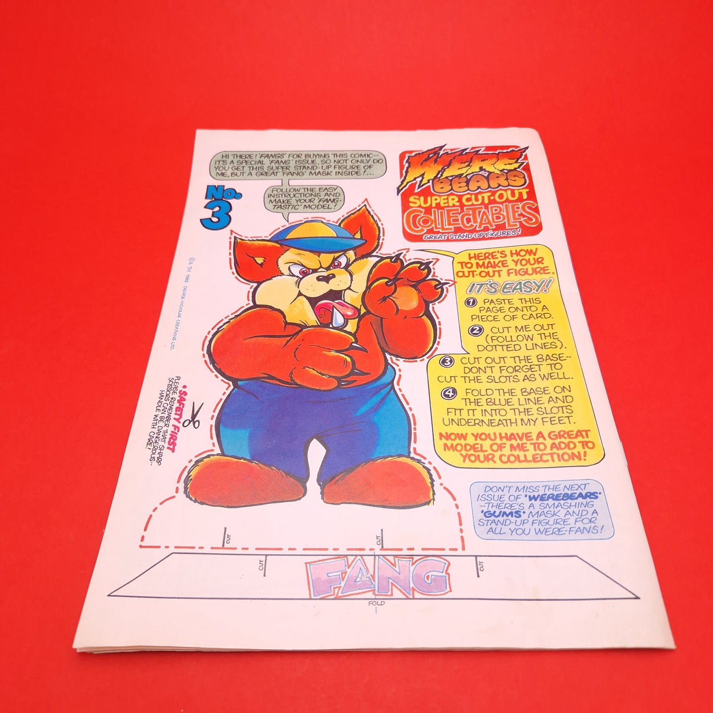 WERE BEARS COMIC ☆ Vol 3 Vintage Original ☆ George Nicholas Creations