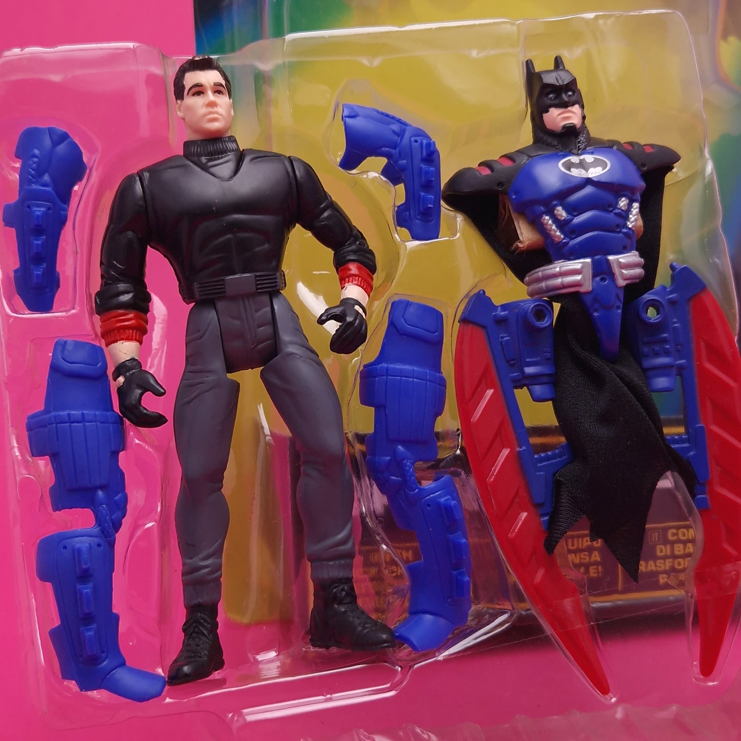 BATMAN FOREVER ☆ TRANSFORMING BRUCE WAYNE Action Figures ☆ Vintage Kenner Loose