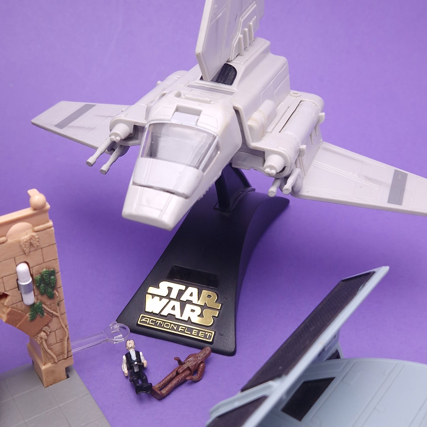 MICRO MACHINES ☆ STAR WARS ACTION FLEET BUNDLE Imperial Flight Tie Fighter Vintage ☆ 90s Loose