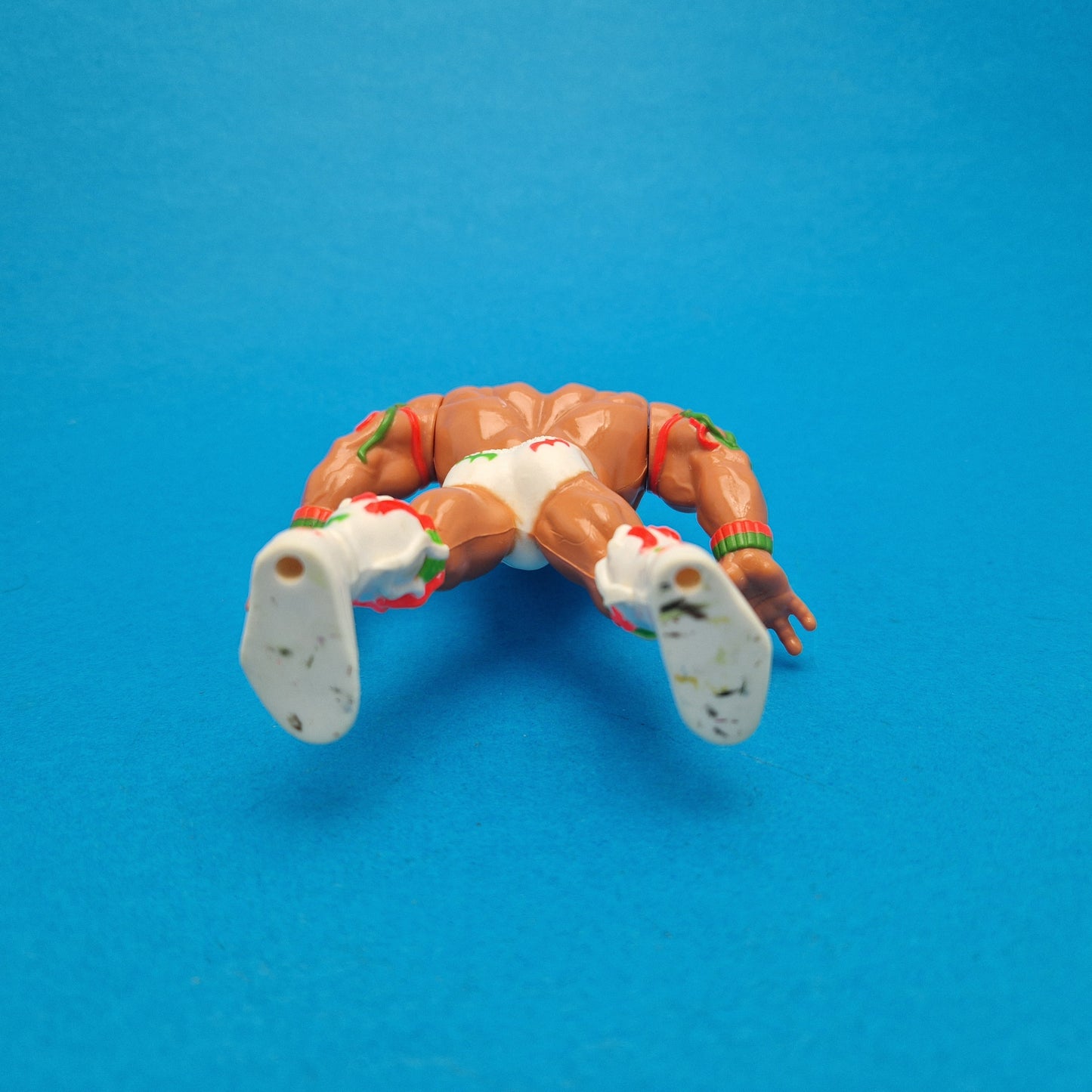 WWF HASBRO ☆ ULTIMATE WARRIOR Good Nose Vintage Wrestling Figure ☆ Original 90s Series 2