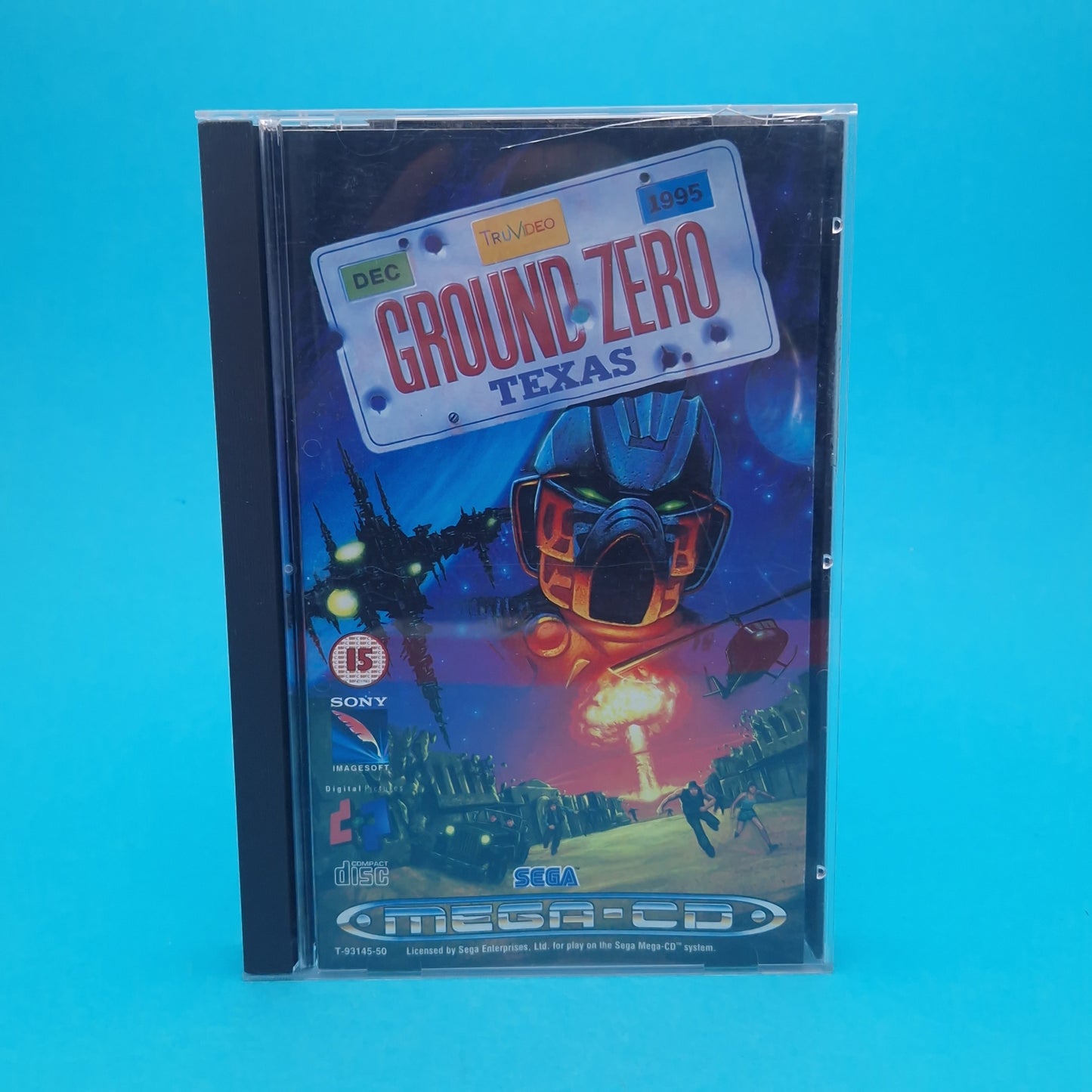 SEGA MEGA-CD ☆ GROUND ZERO TEXAS ☆ Vintage Retro Game Boxed & Complete PAL CIB