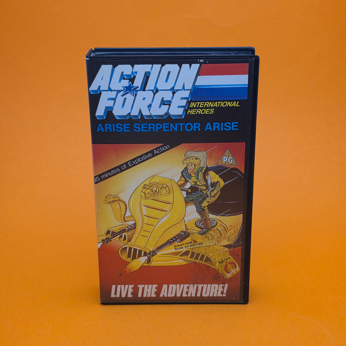 VHS Video ☆ ACTION FORCE ARISE SERPENTOR ARISE ☆ U Cert Vintage Tape PG