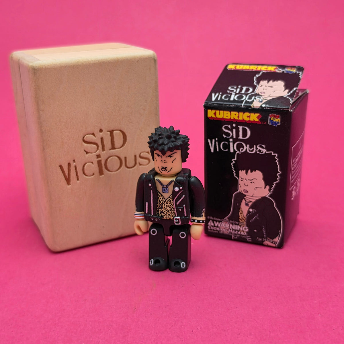 KUBRICK ☆ SEX PISTOLS SID VICIOS Figure ☆ Box Original Loose Punk Rock Model