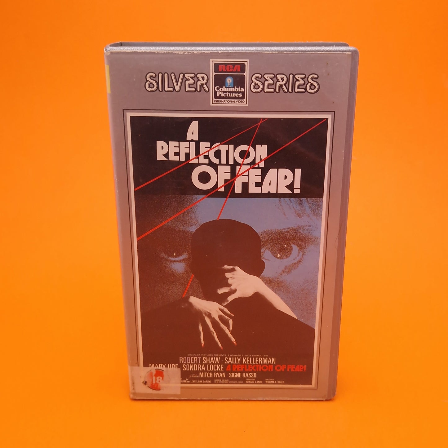 VHS Video ☆ A REFLECTION OF FEAR ☆ Silver Series Horror PRE CERT 18 Vintage