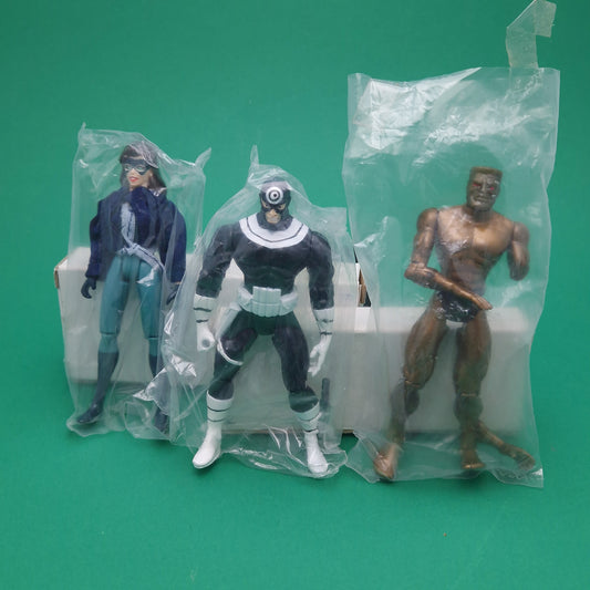 MARVEL TOY FARE EXCLUSIVE ☆ BULLSEYE KITTY PRYDE MOLTEN MAN Action Figure ☆ Vintage Toybiz 90s