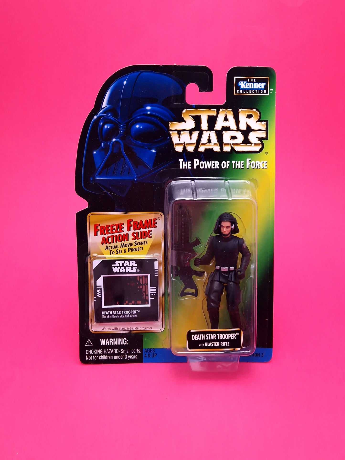 STAR WARS POTF ☆ Freeze Frame DEATH STAR TROOPER Figure ☆ MOC Sealed Carded Kenner Power of the Force