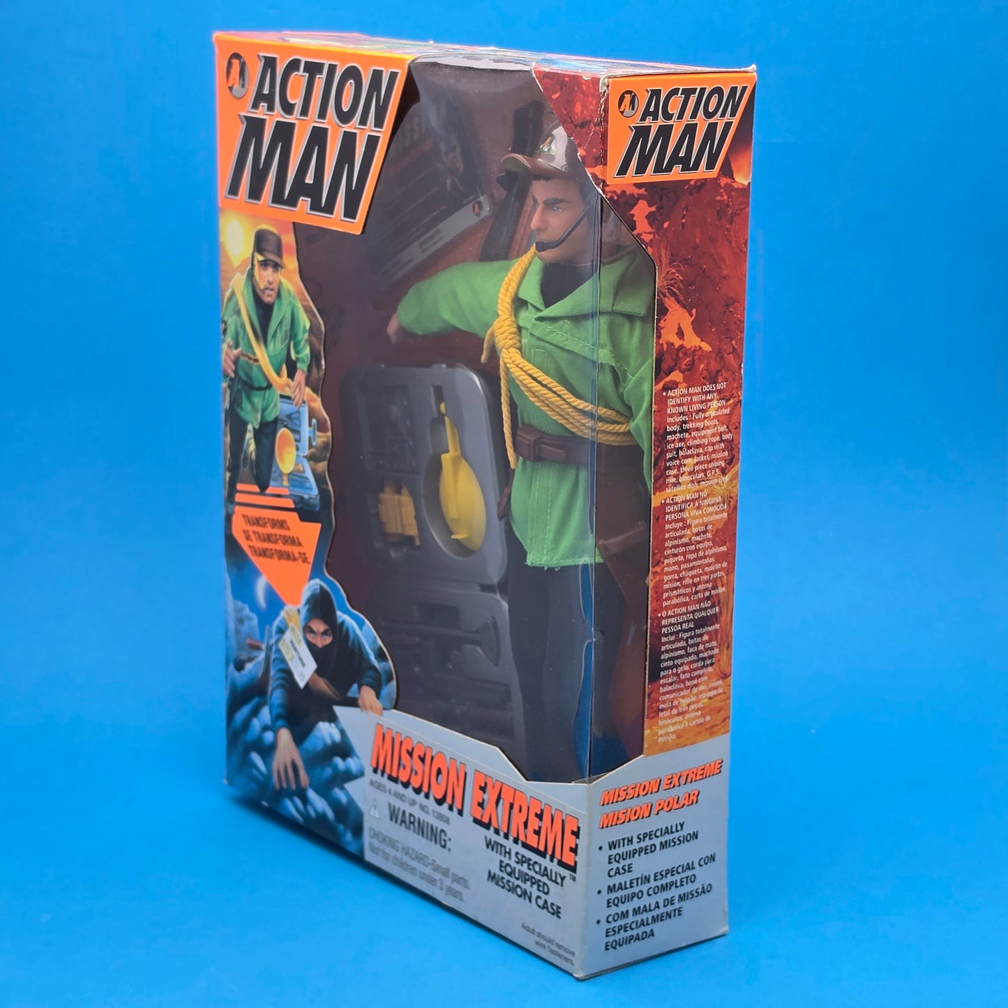 ACTION MAN ☆ MISSION EXTREME (POLAR) Figure Doll ☆ Vintage HASBRO SEALED BOXED 90's