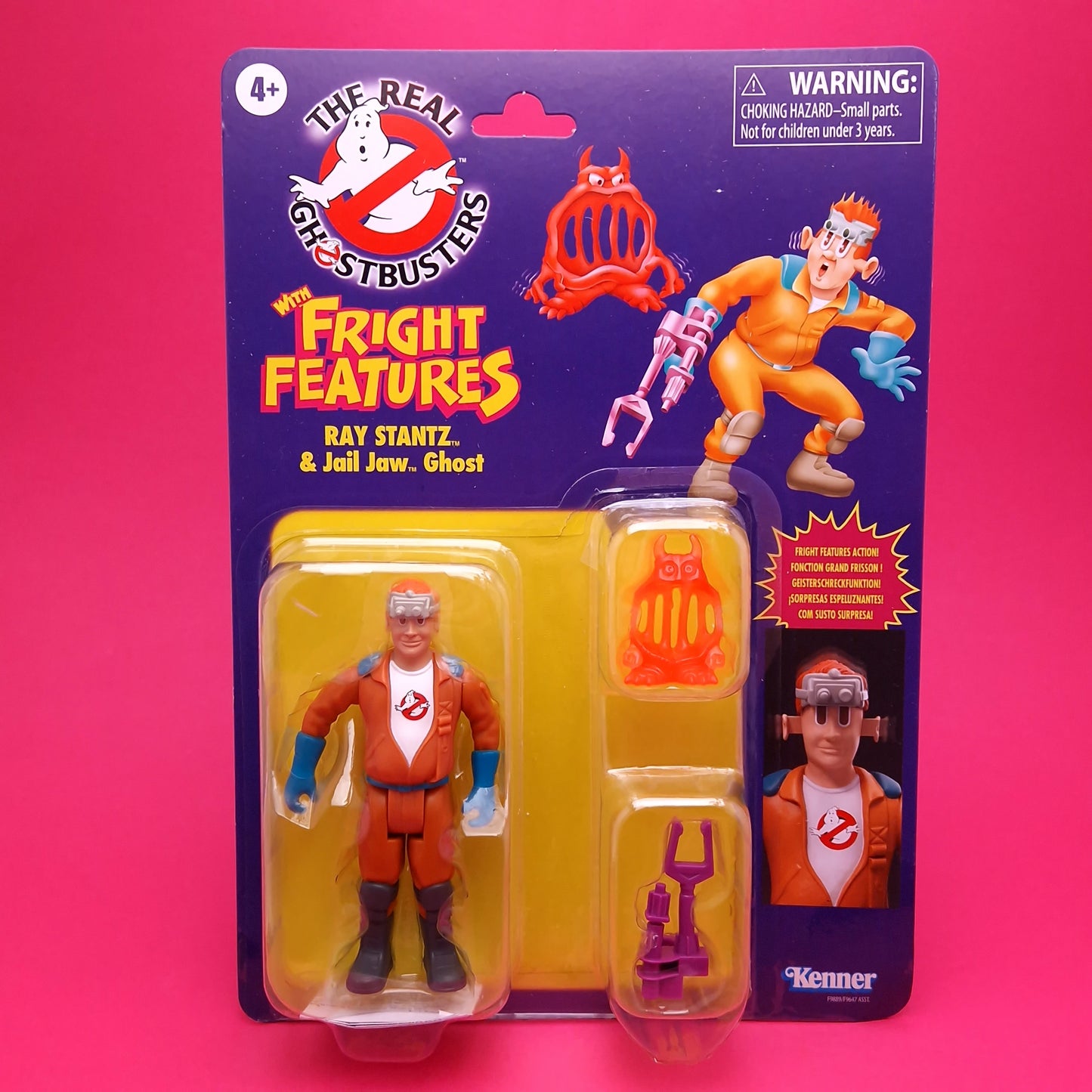 THE REAL GHOSTBUSTERS REISSUE ☆ FRIGHT FEATURES FULL SET Figure ☆ Kenner Classics Sealed Carded